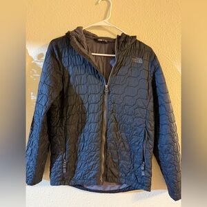 The North Face Charcoal Quilted Jacket